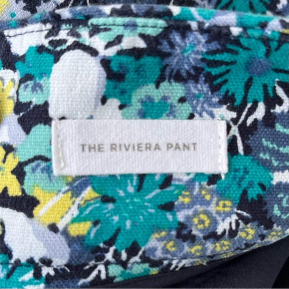 •LOFT• Riviera “Julie” Fit Floral Cropped Pants - Size 6 - Picture 8 of 11